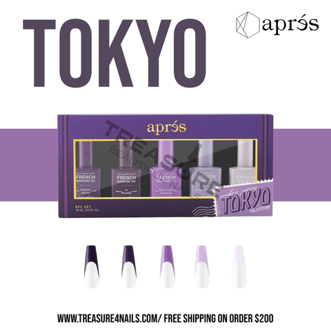 Apres French Manicure Gel Tokyo Ombre Set