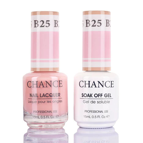 Chance Gel & Nail Lacquer Duo 0.5oz B25- Bare Collection