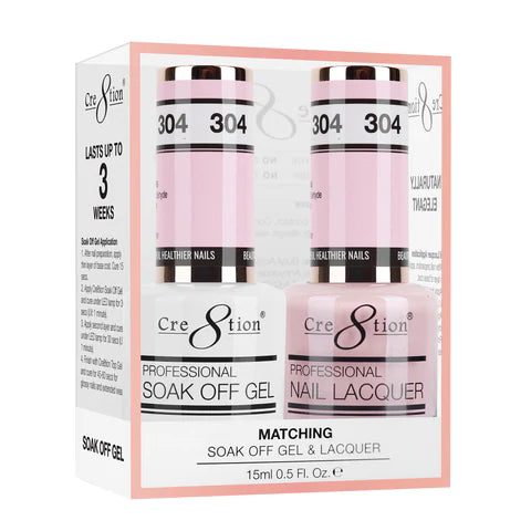 Cre8tion Matching Color Gel & Nail Lacquer 304