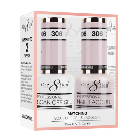 Cre8tion Matching Color Gel & Nail Lacquer 306