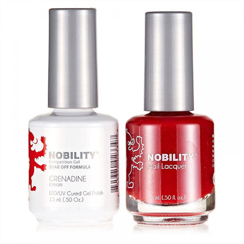 Nobility Gel Polish & Nail Lacquer, Grenadine - NBCS016