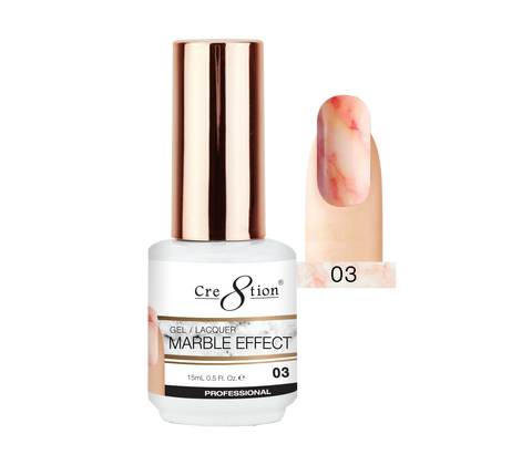 Cre8tion - Marble Effect Soak Off Gel/Lacquer .5oz 03