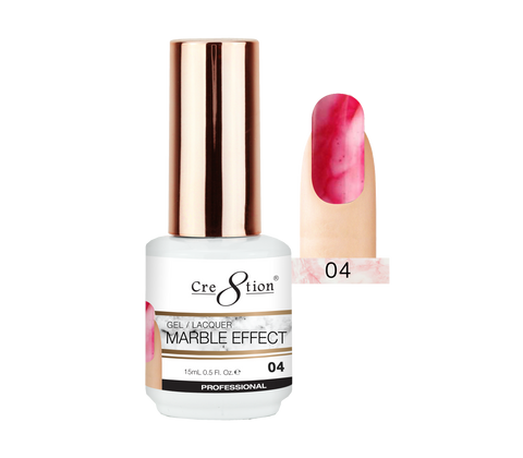 Cre8tion - Marble Effect Soak Off Gel/Lacquer .5oz 04
