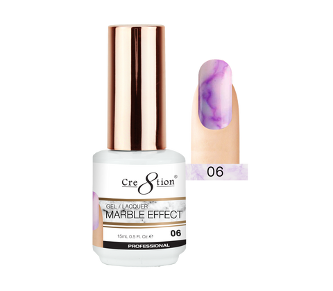 Cre8tion - Marble Effect Soak Off Gel/Lacquer .5oz 06
