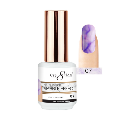 Cre8tion - Marble Effect Soak Off Gel/Lacquer .5oz 07