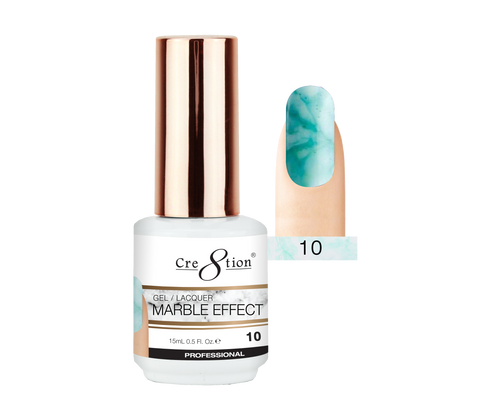 Cre8tion - Marble Effect Soak Off Gel/Lacquer .5oz 10