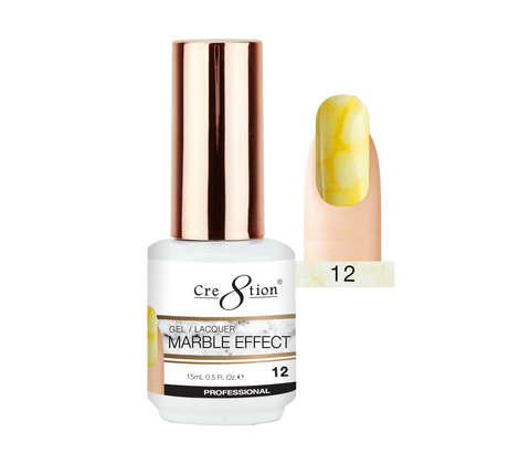 Cre8tion - Marble Effect Soak Off Gel/Lacquer .5oz 12